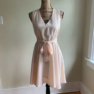 ISSI pink belted dress size M